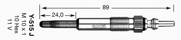 NGK Izzítógyertya Y-515J_NGK